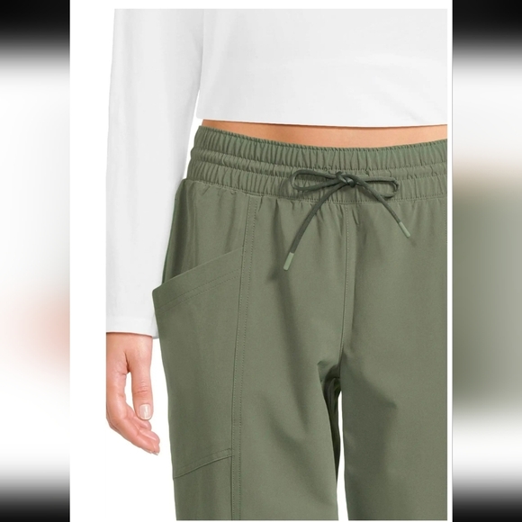 L.L. Bean Women's Olive Venture Stretch Ankle Pants 3X - Picture 3 of 16